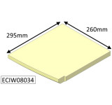 ECIW08034 Parkray RIGHT Base Brick  |  Aspect 8 (Boiler)
